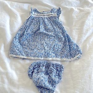 Adorable Baby Boden dress with bloomers. Size 12-18 months